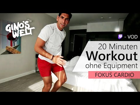 20 Minuten Cardio Workout zum Mitmachen | Gino Singh Homeworkouts