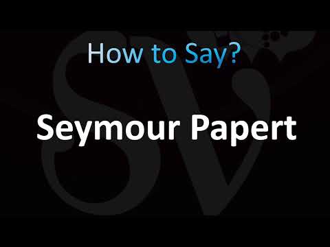 How to Pronounce Seymour Papert (CORRECTLY!)