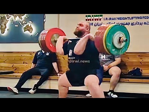 Alireza Yousefi (+110) 230 kg power clean and jerk