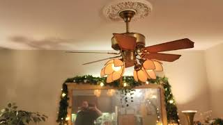 ANNUAL CHRISTMAS TOUR #5 - Vintage Ceiling Fans In Our House UPDATES + Decorations SMART HOME