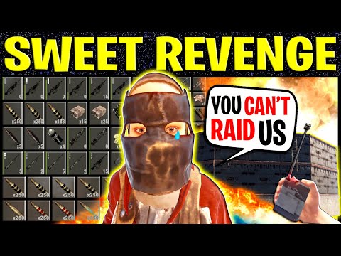 Rust REVENGE on TOXIC PLAYERS - Rich Payback + Ai Base Raid (Modded Rust Raids) Video