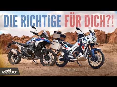 Welches Flaggschiff bietet mehr fürs Geld? BMW R 1300 GS vs. Africa Twin Adventure Sports Test 2024