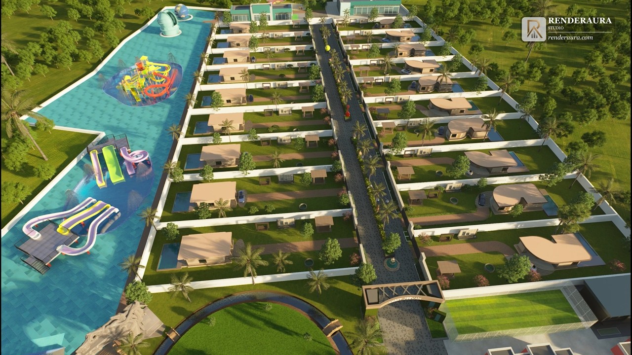 Luxury Villa & Aqua Park Estate