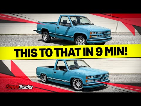 FULL BUILD 1988 Chevy OBS C1500 in just 9 minutes!