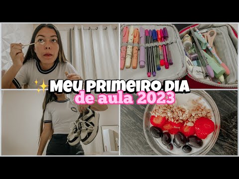 MEU PRIMEIRO DIA DE AULA 2023 📚✨￼
