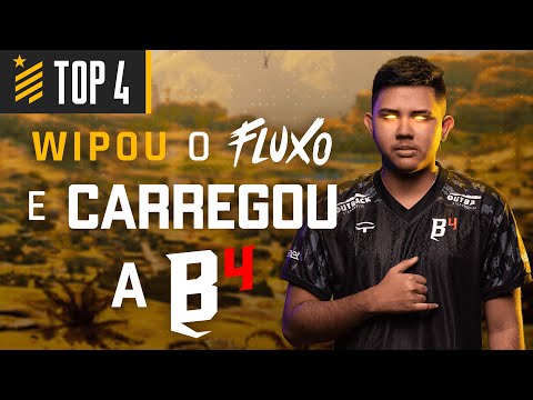 LOBATO FEZ 1V4 E WIPOU O FLUXO! | TOP 4 JOGADAS LBFF 6 | FREE FIRE