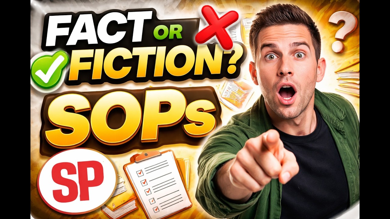Do You REALLY Understand SOPs? (Fact or Fiction Challenge)