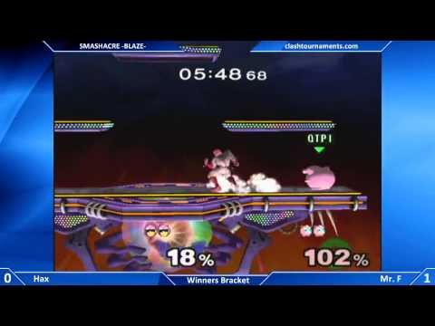 Smashacre Blaze - Hax vs Mr. F - SSBM