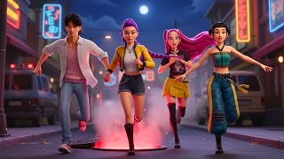 Download lagu SOS! Save HuntriX from the Spike Tube Trap | K-Pop Demon Hunters mp3