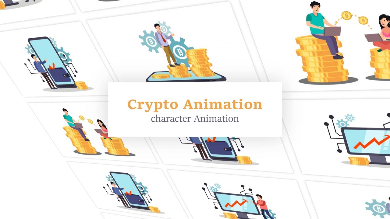 Download Crypto Currency Animation Premiere Pro Templates | Premium Vector Images