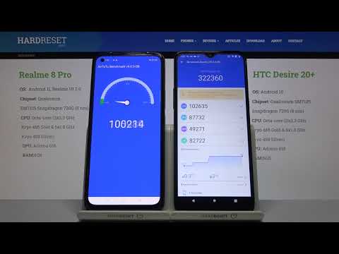 Realme 8 Pro vs HTC Desire 20+ - AnTuTu Benchmark Performance TEST