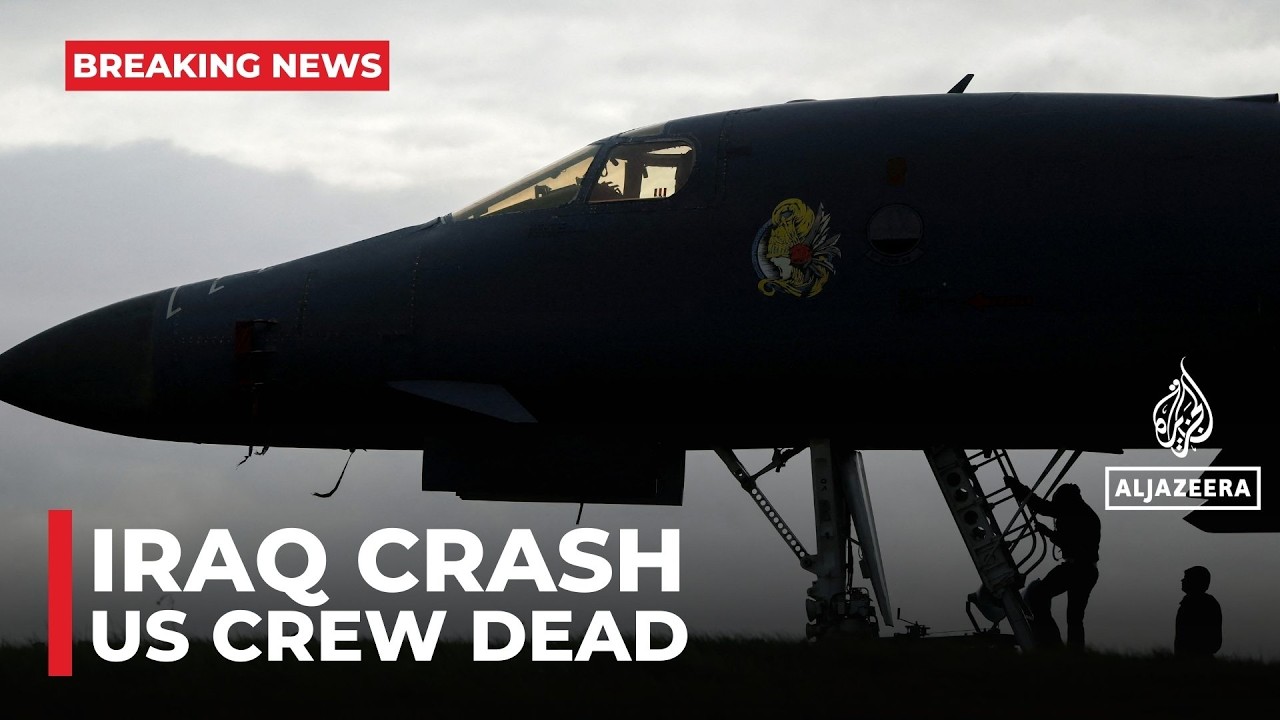 All 6 crew on US aircraft that crashed in Iraq confirmed dead: CENTCOM