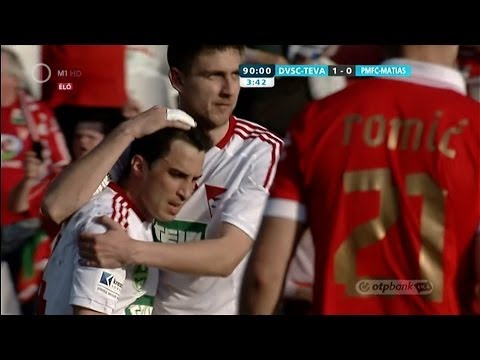 Tisza Tibor büntetője a DVSC TEVA PMFC mérkőzésen