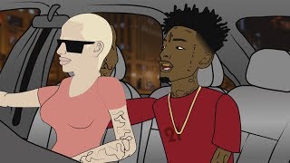 21 Savage Be Like.. ft Amber Rose 😂😂 (ISSA CARTOON)