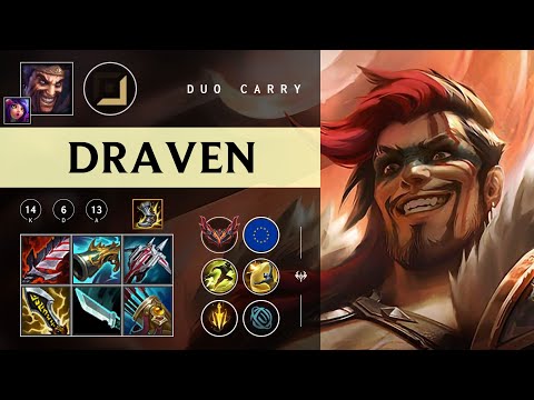 Draven ADC vs Syndra - EUW Grandmaster Patch 26.01