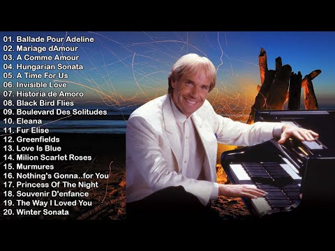 [1HOUR] RICHARD CLAYDERMAN | Best Relaxing Music 2024, 🕊️Top 20 Best Relaxing Songs 2024,❤️ #piano