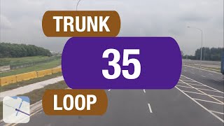 SBS Transit Trunk 35 | Bus Service Route Visual