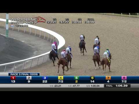 Woodbine, Tbred, July 16, 2016 Race 3