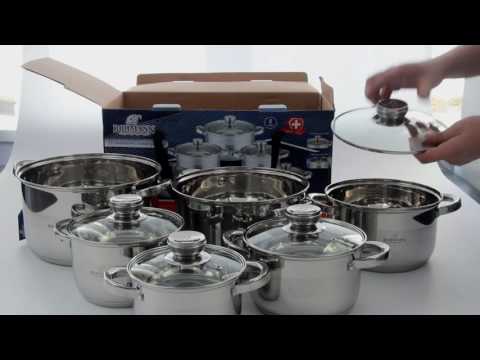 Набор посуды Bohmann BH-1275 N - 12 пр - MegaLavka - фото 1 - id-p1337168550