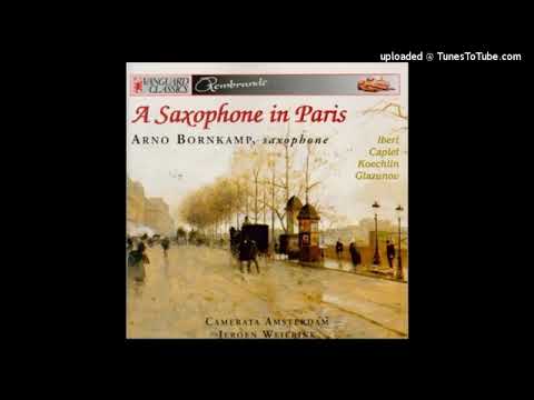Andre Caplet  Legende poeme symphonique for alto saxophone and orchestra