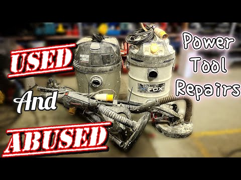 Reparatur von Elektrowerkzeugen, Instandsetzung einiger gebrauchter und beschädigter Werkzeuge vo...