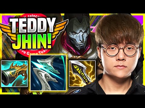 TEDDY PLACEMENTS FOR NEW SEASON 11 *GAME 3* - T1 Teddy Plays Jhin ADC vs Caitlyn! | Season 11