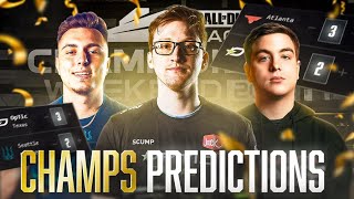ATTACH’S PICK TO WIN COD CHAMPS | CDL CHAMPS PREDICTION