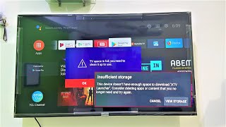 How to Fix All Insufficient Storage Errors in Android Smart TV (TV Space is Full)