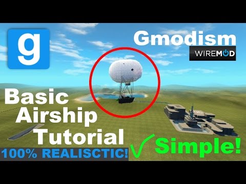 [Tutorial] Garry's Mod Wire Airship (NO HOVERBALLS) ✔