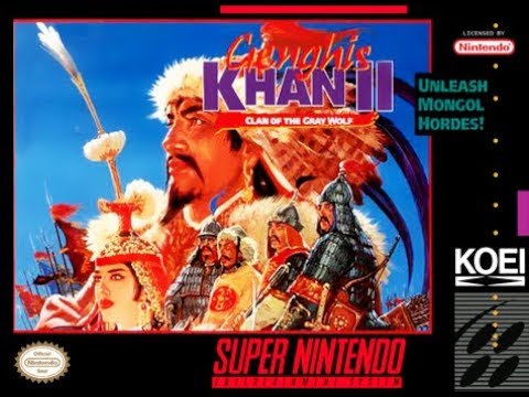 Genghis khan ii clan of the gray wolf Snes Live