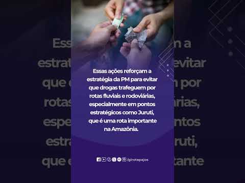 Polícia Militar intensifica combate ao tráfico em Juruti com novas detenções