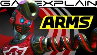Springtron now Playable in ARMS! Gameplay, Win Animations, & Alt Colors (Update 4.1.0)