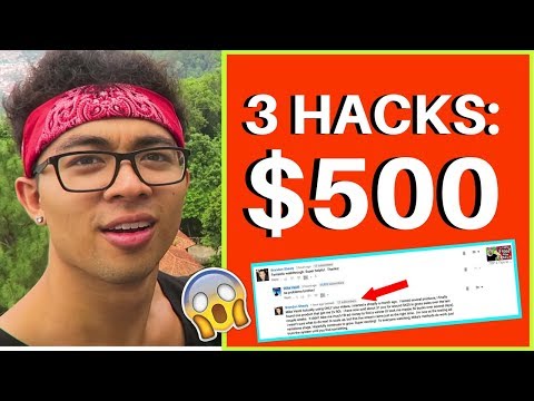TOP 3 HACKS TO MAKE YOUR FIRST $500 ONLINE FAST!