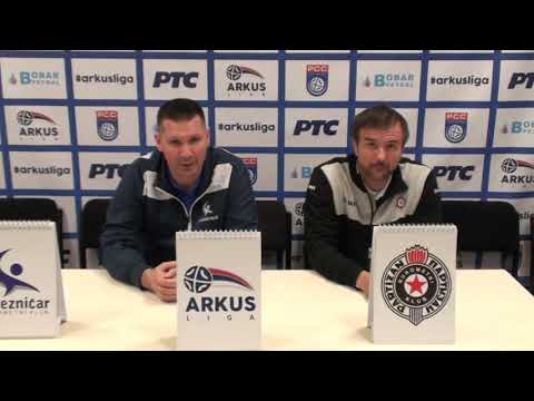 ARKUS liga 18. kolo / RK Partizan - RK Železničar 1949 / Konferencija za medije