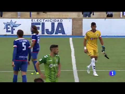 Resumen del partido de liga Izarra-Racing de Santander (TVE-Cantabria 2/10/17)