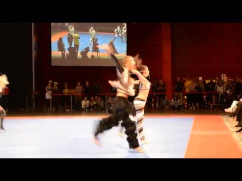 Sibin Dzamic and Ivana Daradan Disco Dance Duo Adults IDO world championship Bochum 2015