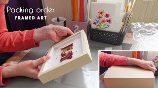 ASMR Packing order - Paper Quilling - Framed Artwork
