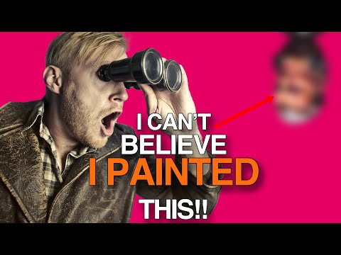 Technique on how to paint FACES on miniatures!