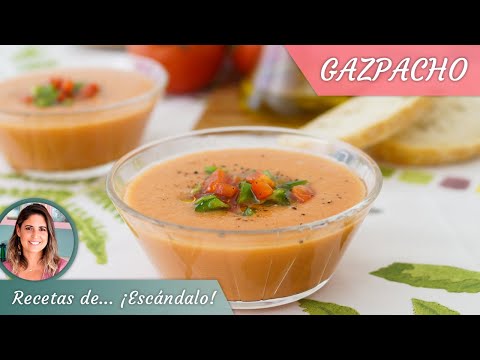 GAZPACHO ANDALUZ tradicional y súper fácil