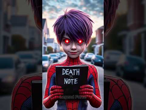 Spider-Man take Death Note | Deadpool, Joker and Venom
