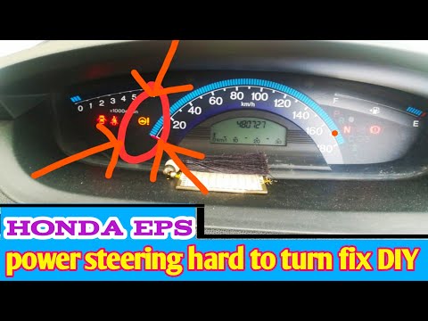 Honda EPS power steering hard to turn fix DIY
