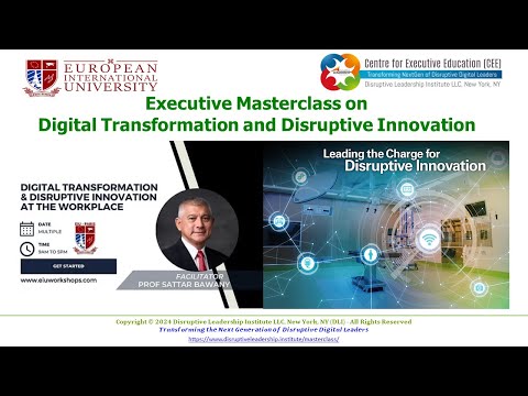Introduction to EIU Paris and DLI Executive Masterclass on Digital Transformation and Innovation