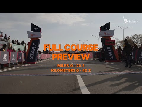 The #TCSNYCMarathon course in under 5 minutes in 4K