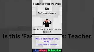 Teacher Pet Peeves 59