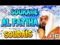 Sourate Al fatiha Soudais (Sudais) Arabe et VOSTFR [écouter le coran] surah al fatiha sudais