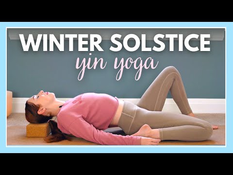 1 Hour Winter Solstice Yin Yoga & Affirmations - Tune In and Relax