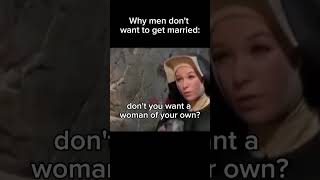 Why men don't want to get married