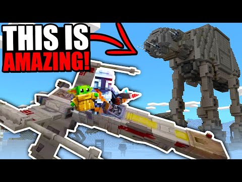 The NEW Minecraft Star Wars DLC is actually INSANE!