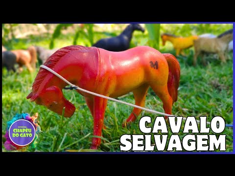 Fazenda de Brinquedo  -  Lançamos um Cavalo Selvagem para Domar