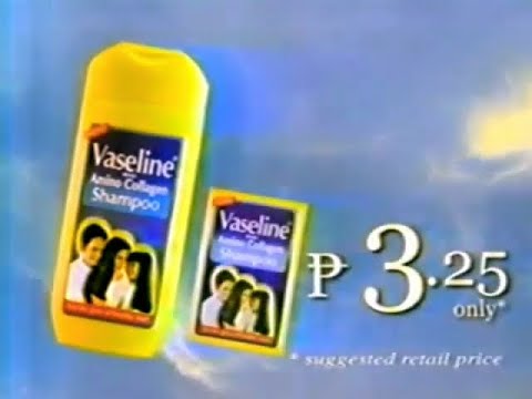 Vaseline Amino Collagen Shampoo 30s - Philippines, 2001
